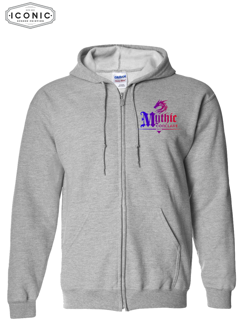 Mythic Conclave Heavy Blend™ Full-Zip Hooded Sweatshirt