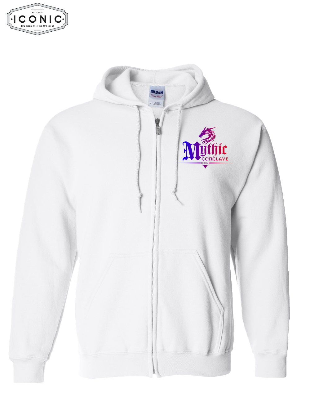 Mythic Conclave Heavy Blend™ Full-Zip Hooded Sweatshirt