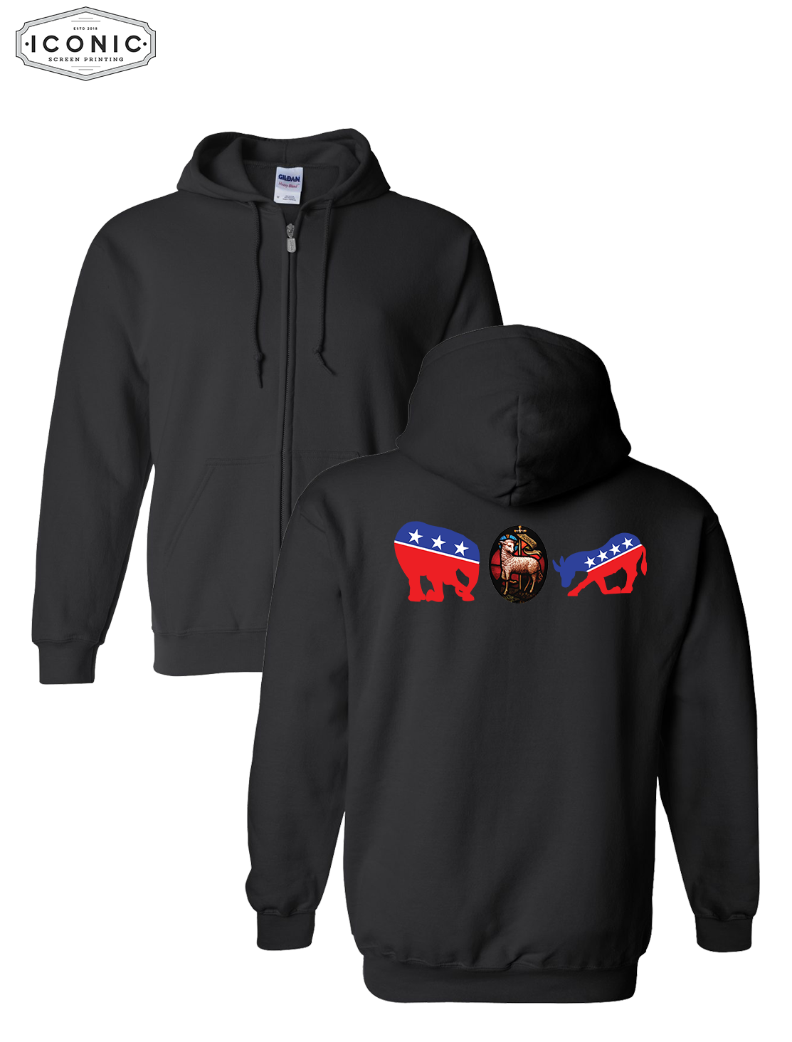 Election Loyalty Heavy Blend™ Full-Zip Hooded Sweatshirt