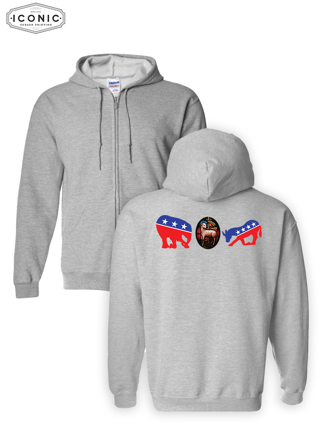 Election Loyalty Heavy Blend™ Full-Zip Hooded Sweatshirt