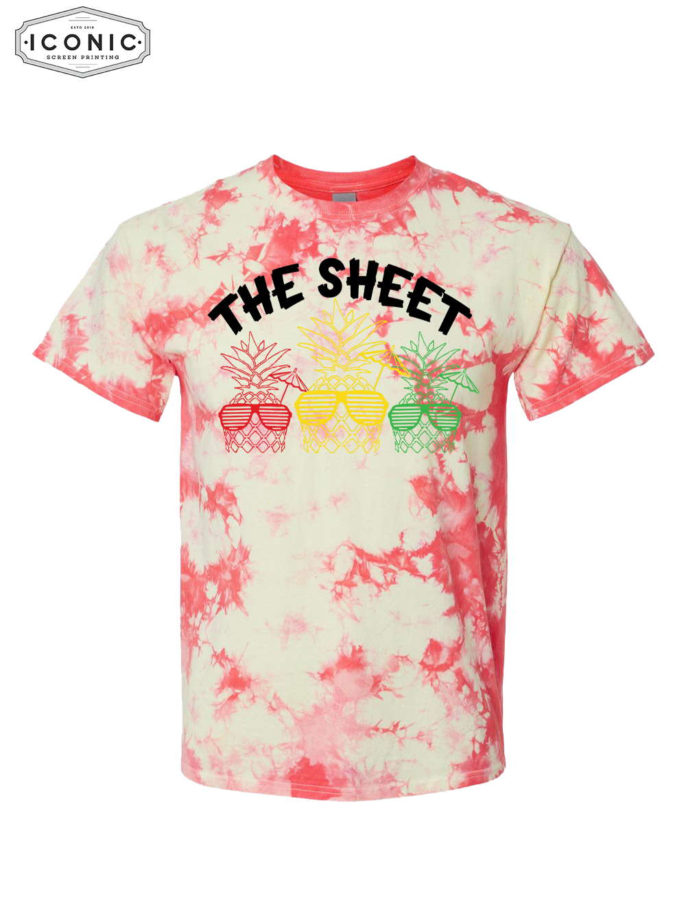 The Sheet Crystal Tie-Dyed T-Shirt