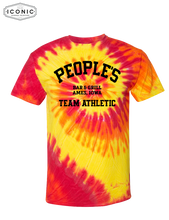 Load image into Gallery viewer, People&#39;s Team Athletic - D3- Multi-Color Spiral Tie-Dyed T-Shirt
