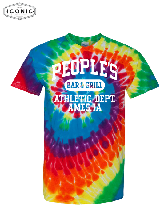 People's Athletic Dept. - D2 - Multi-Color Spiral Tie-Dyed T-Shirt