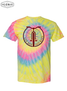 Life Behind Bars - D4 - Multi-Color Spiral Tie-Dyed T-Shirt