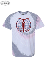 Load image into Gallery viewer, Life Behind Bars - D4 - Multi-Color Spiral Tie-Dyed T-Shirt

