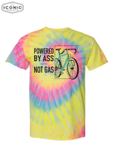 Load image into Gallery viewer, Powered By Ass - D1 - Multi-Color Spiral Tie-Dyed T-Shirt
