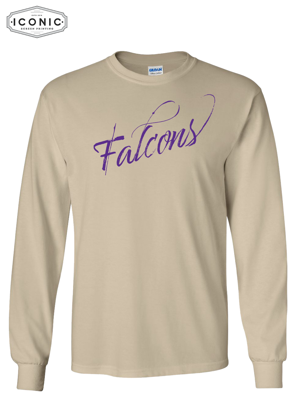 Falcons Script - Ultra Cotton Long Sleeve