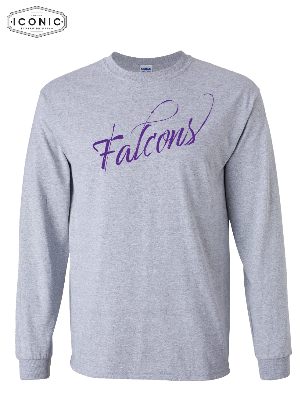 Falcons Script - Ultra Cotton Long Sleeve