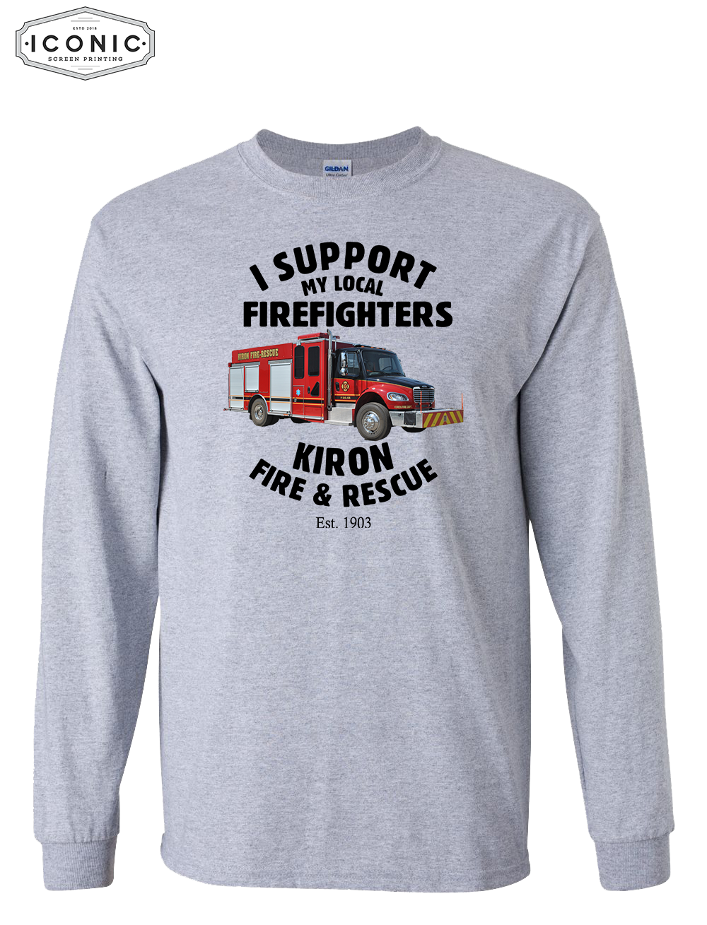 Kiron Fire Department Ultra Cotton® Long Sleeve T-Shirt