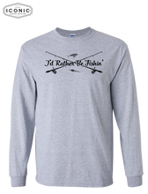 Load image into Gallery viewer, I&#39;d Rather Be Fishin&#39; - DryBlend T-shirt
