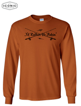 Load image into Gallery viewer, I&#39;d Rather Be Fishin&#39; - DryBlend T-shirt
