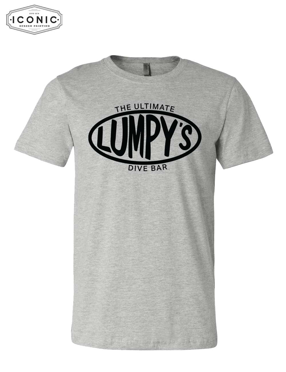 LUMPY'S Dive Bar Unisex CVC Jersey Tee