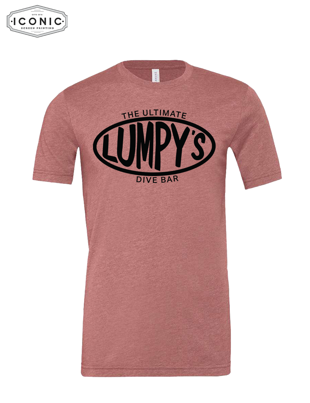 LUMPY'S Dive Bar Unisex CVC Jersey Tee