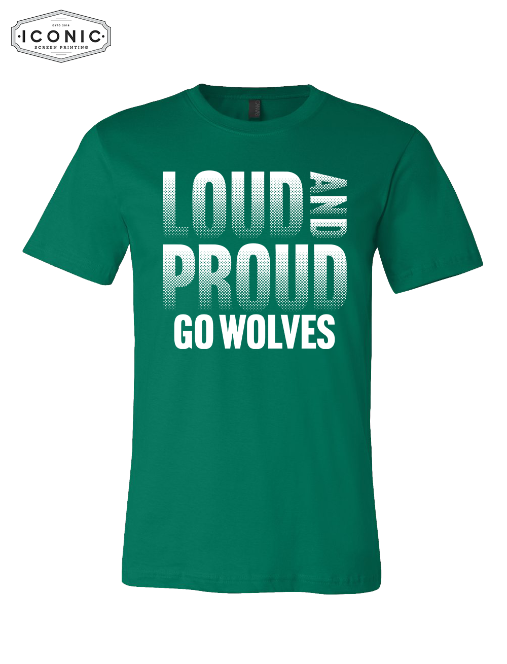 Loud and Proud Wolves - Unisex Jersey Tee