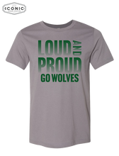 Load image into Gallery viewer, Loud and Proud Wolves - Unisex Jersey Tee
