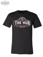 Load image into Gallery viewer, The Hub Bar &amp; Grill - Unisex Jersey Tee
