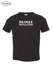 Load image into Gallery viewer, RE/MAX Revolution - Rabbit Skins Toddler Fine Jersey Tee - Print
