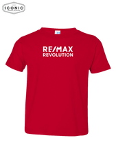 Load image into Gallery viewer, RE/MAX Revolution - Rabbit Skins Toddler Fine Jersey Tee - Print
