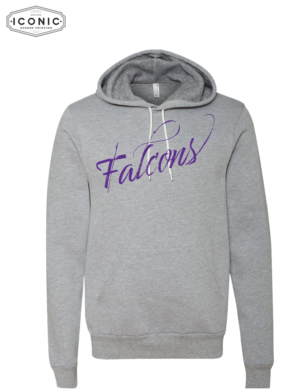 Falcons Script - Sponge Fleece Hoodie