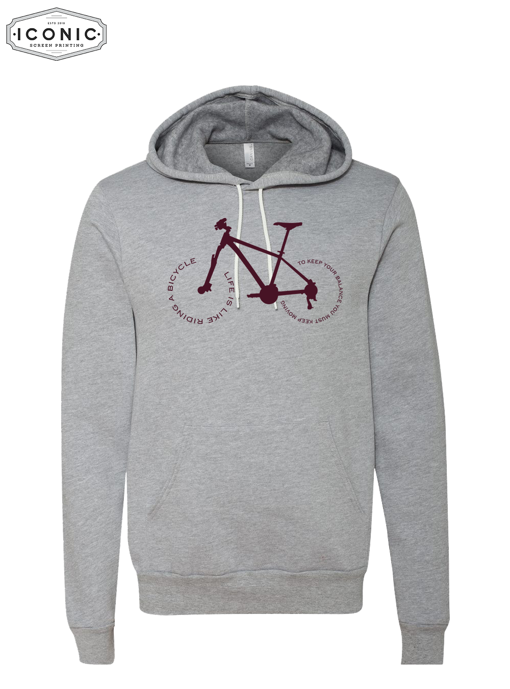 Like Riding A Bike - D3 - BELLA+CANVAS - Sponge Fleece Hoodie