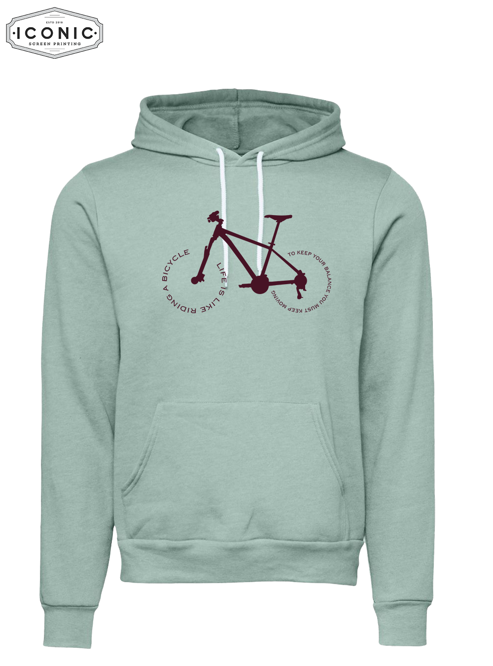 Like Riding A Bike - D3 - BELLA+CANVAS - Sponge Fleece Hoodie