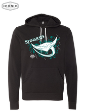 Load image into Gallery viewer, Stingrays with Map - Unisex Sponge Fleece Hoodie
