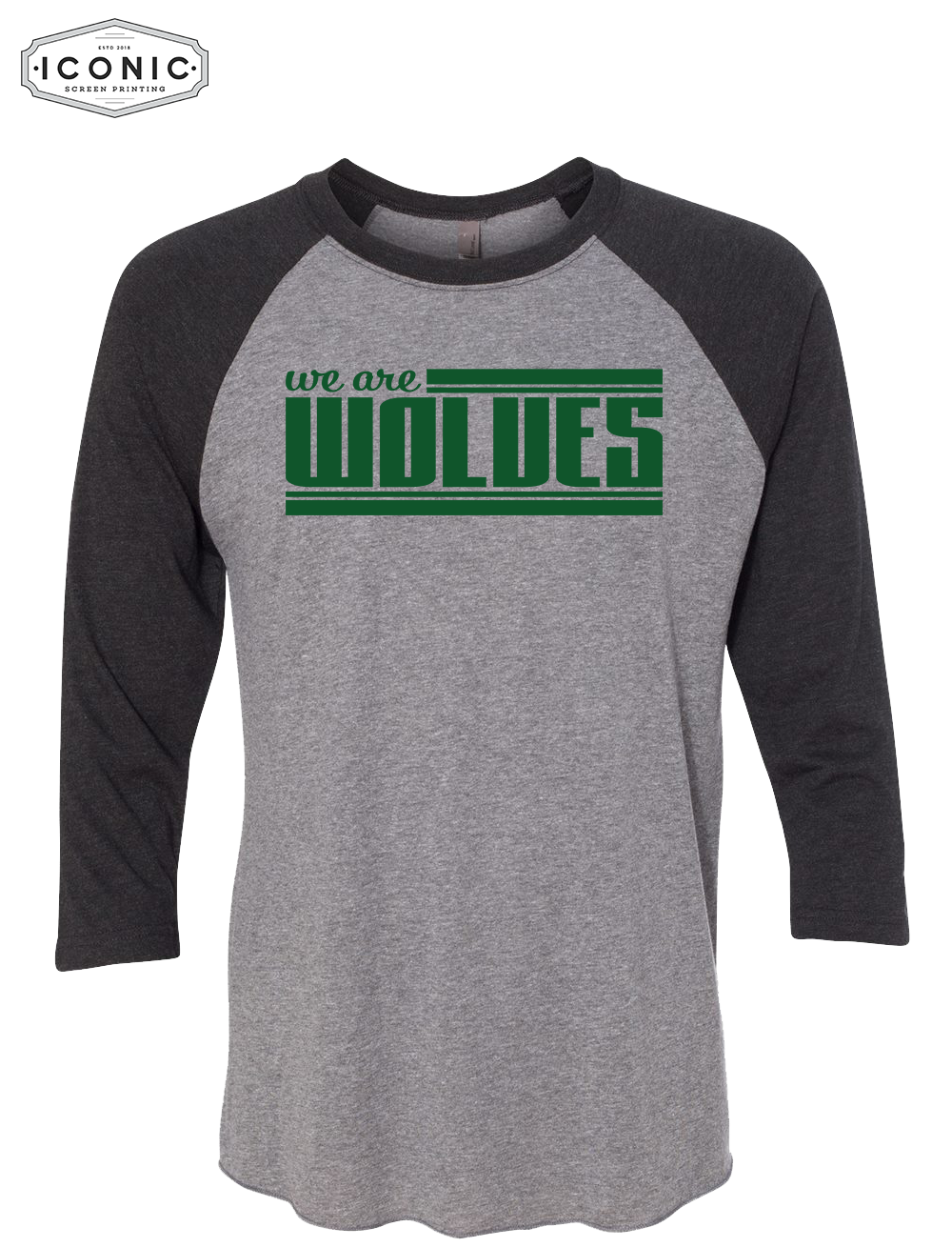 We Are Wolves - Triblend Three-Quarter Raglan T-Shirt