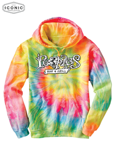 People's Bar & Grill- D6 - Blended Tie-Dyed Hooded Sweatshirt