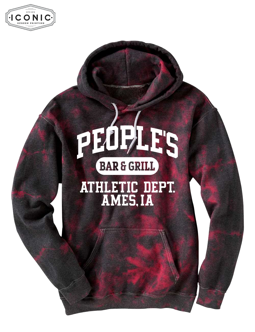 People's Athletic Dept. - D2 - Blended Tie-Dyed Hooded Sweatshirt