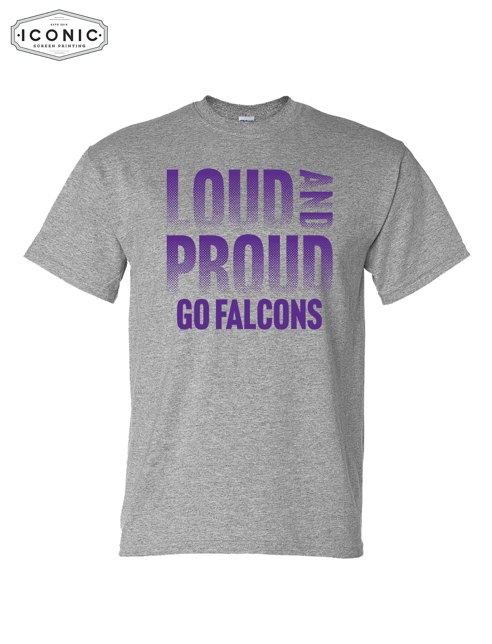 Loud and Proud Falcons - DryBlend T-shirt