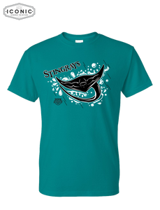 Stingrays with Map - DryBlend T-shirt