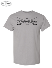 Load image into Gallery viewer, I&#39;d Rather Be Fishin&#39; - DryBlend T-Shirt
