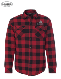Rieber Contracting - Burnside Quilted Flannel Shirt Jacket - Embroidery