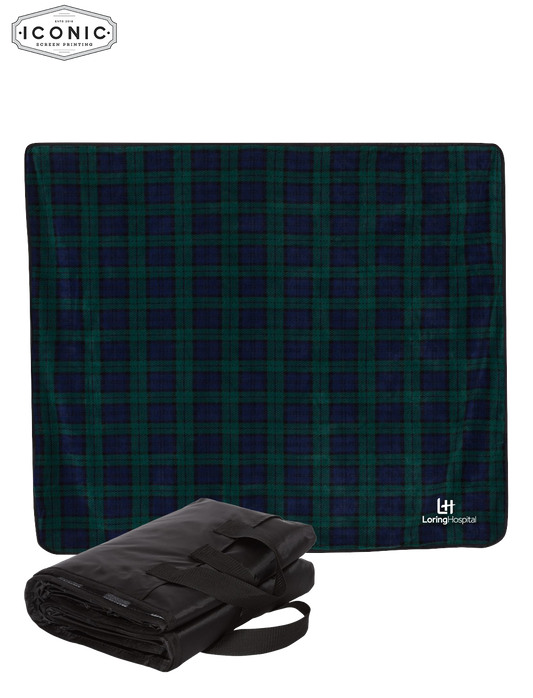 Loring Hospital Alpine Fleece - Polyester/Nylon Patterned Picnic Blanket