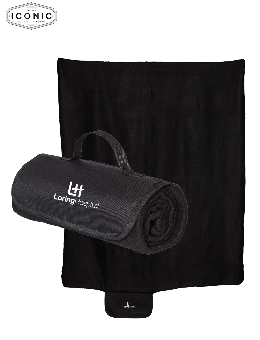 Loring Hospital Alpine Fleece - Roll Up Blanket