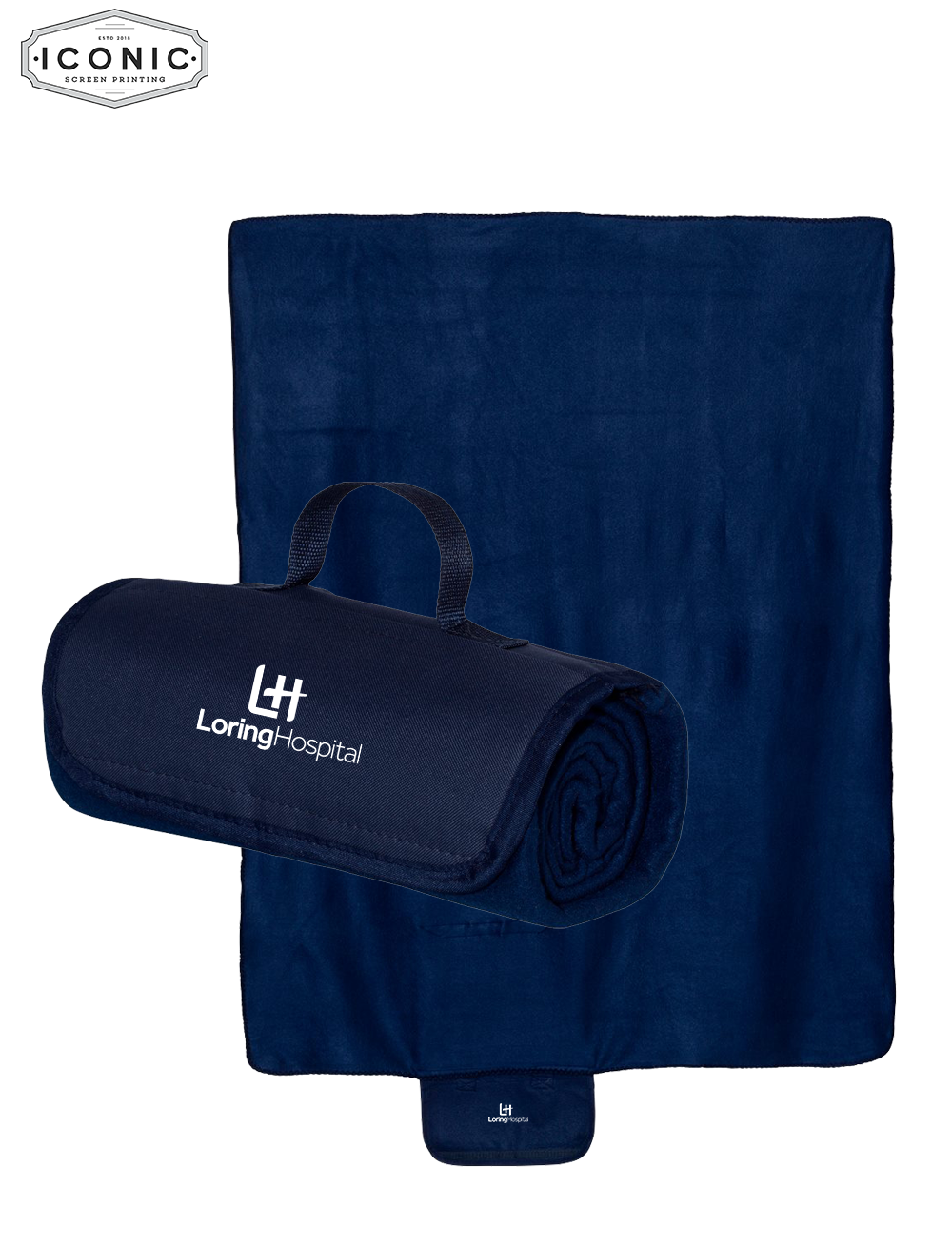 Loring Hospital Alpine Fleece - Roll Up Blanket