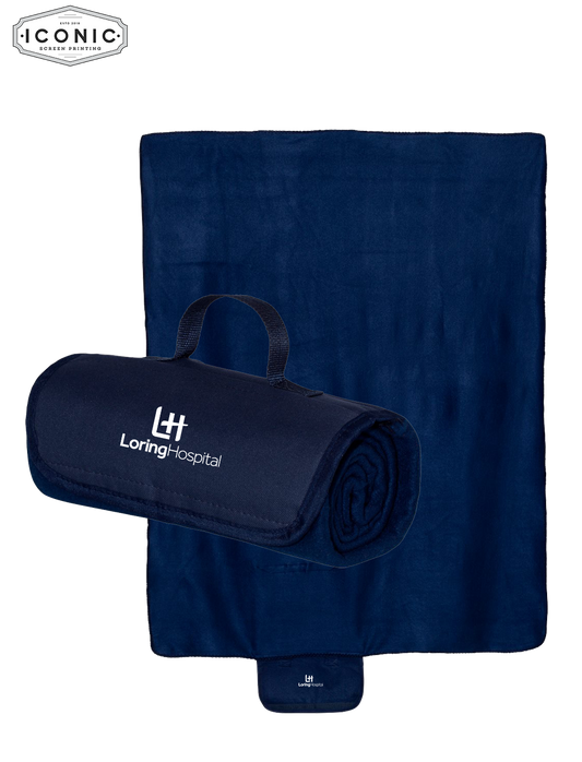 Loring Hospital Alpine Fleece - Roll Up Blanket