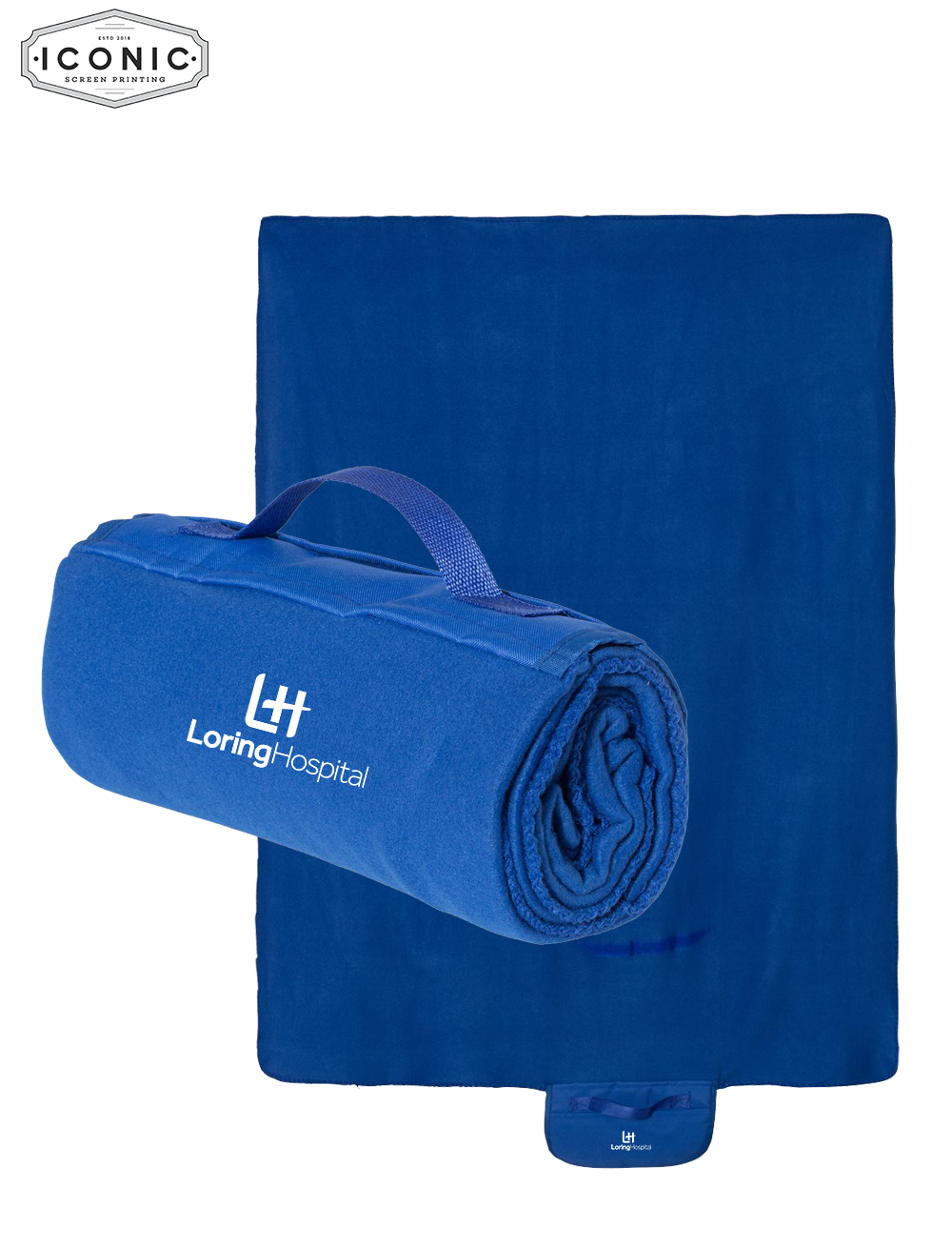 Loring Hospital Alpine Fleece - Roll Up Blanket