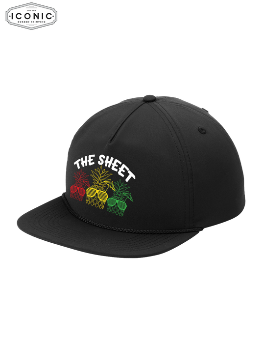 The Sheet 5-Panel Poly Rope Cap
