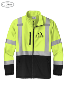 Rieber Contracting - CornerStone ANSI 107 Class 3 Soft Shell Jacket - Embroidery