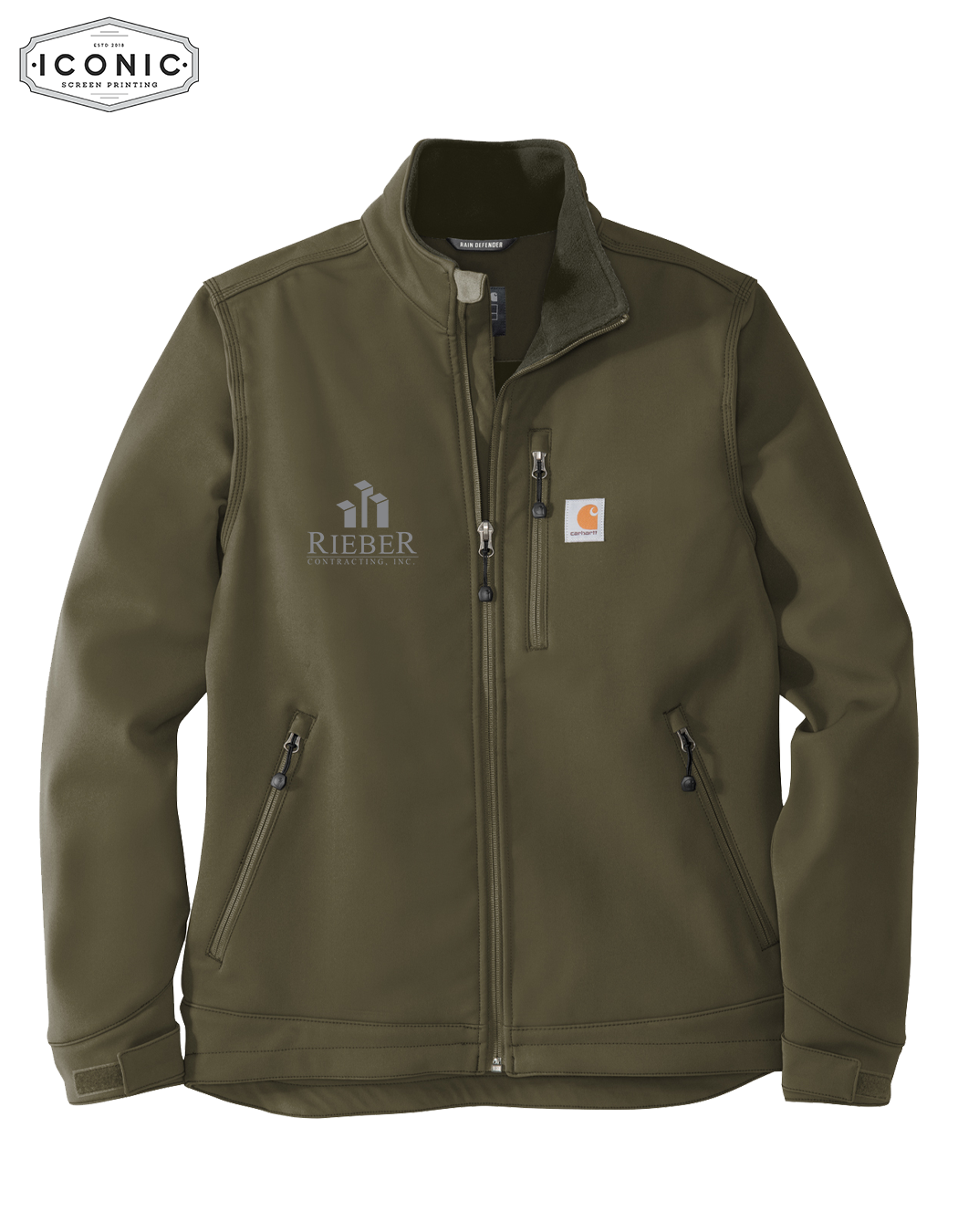 Rieber Contracting- Carhartt Crowley Soft Shell Jacket - Embroidery