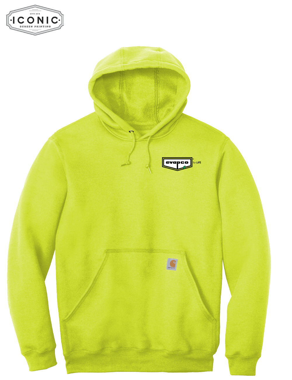 Evapco for Life - Carhartt Midweight Hooded Sweatshirt - Embroidery