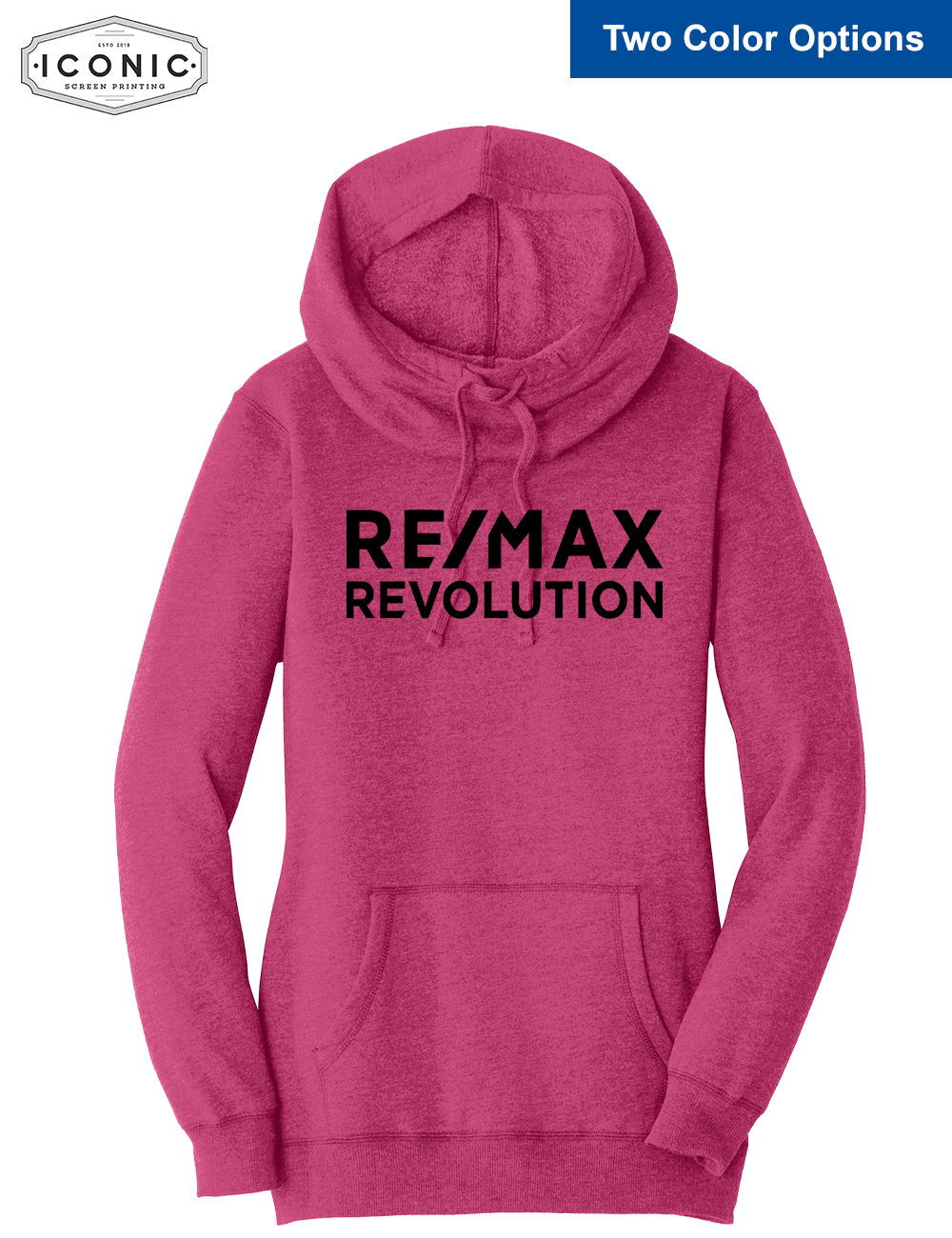 RE/MAX Revolution - District Women’s Lightweight Fleece Hoodie - Print