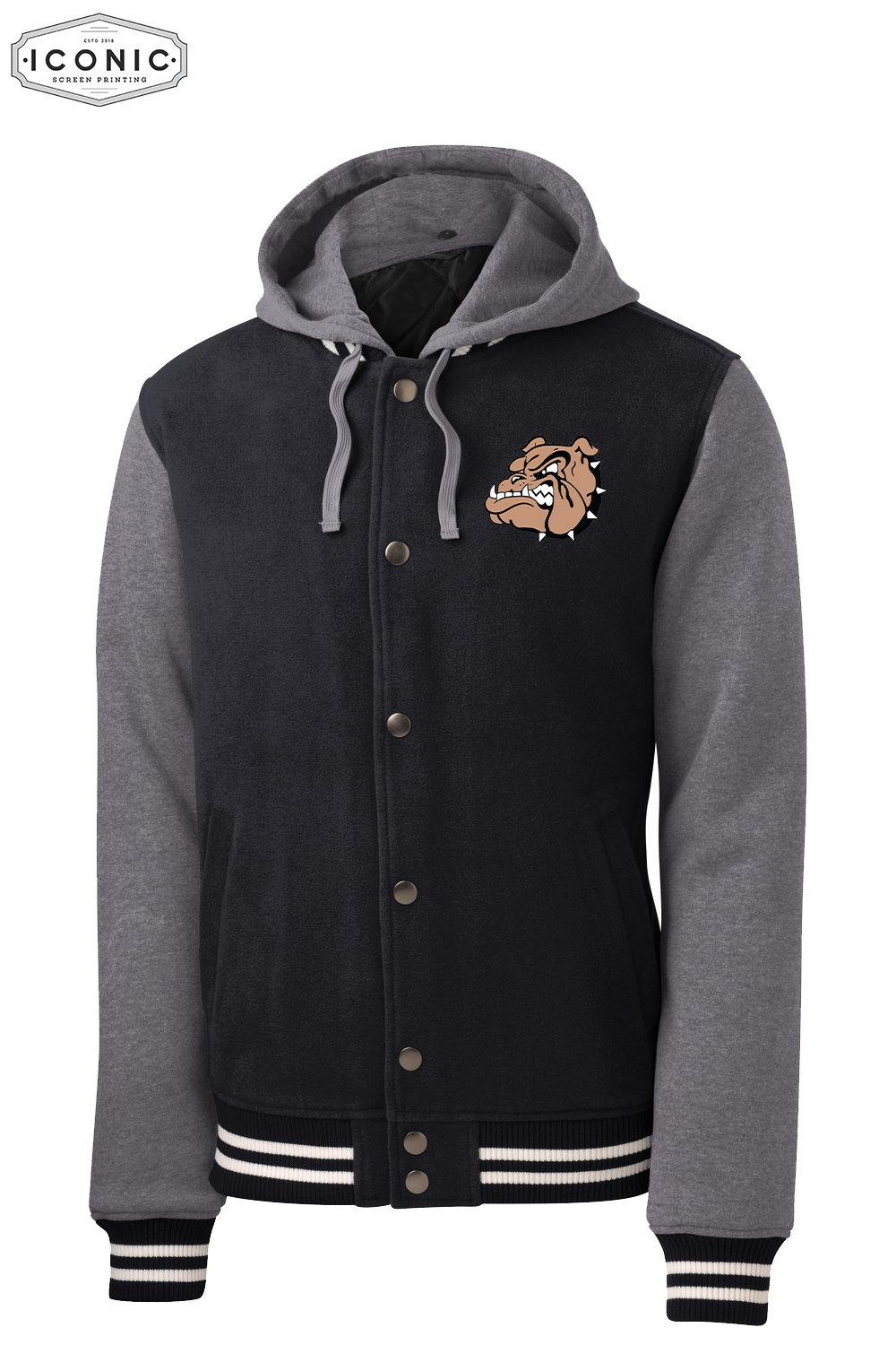 BV Bulldogs - Sport-Tek Insulated Letterman Jacket
