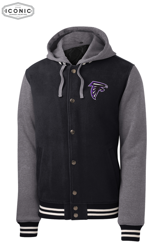 Falcons - Sport-Tek Insulated Letterman Jacket