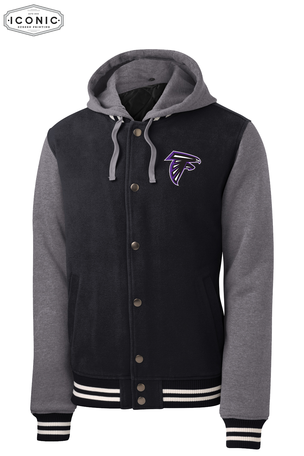 Falcons - Sport-Tek Insulated Letterman Jacket