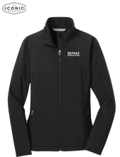 Load image into Gallery viewer, RE/MAX Revolution - Ladies Core Soft Shell Jacket - Embroidery
