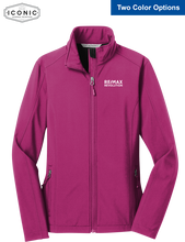 Load image into Gallery viewer, RE/MAX Revolution - Ladies Core Soft Shell Jacket - Embroidery
