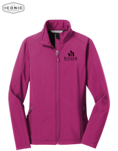 Load image into Gallery viewer, Rieber Contracting - Ladies Core Soft Shell Jacket - Embroidery

