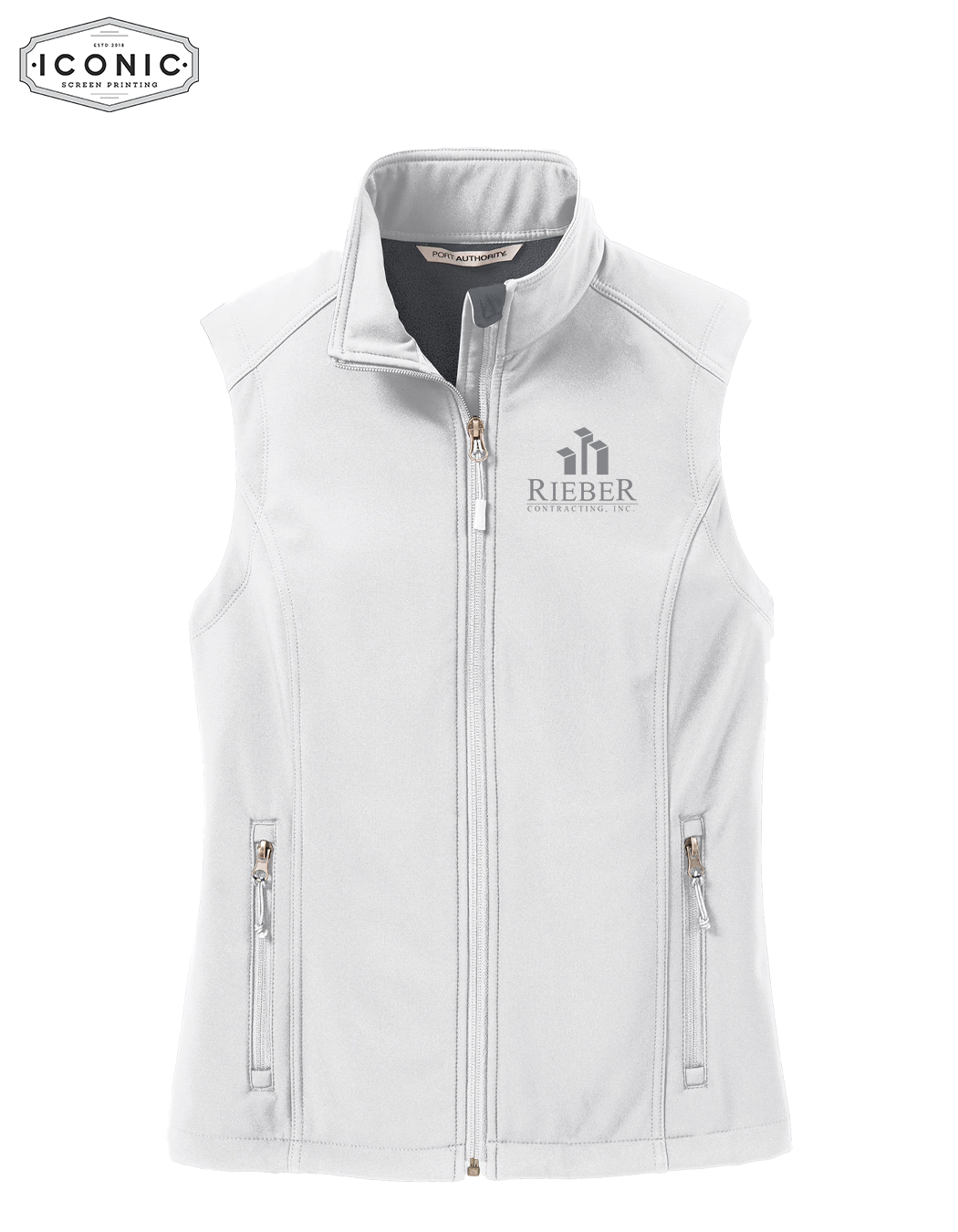 Rieber Contracting - Ladies Core Soft Shell Vest - Embroidery